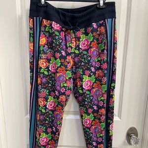 JOHNNY WAS FLORAL JOGGER PANTS